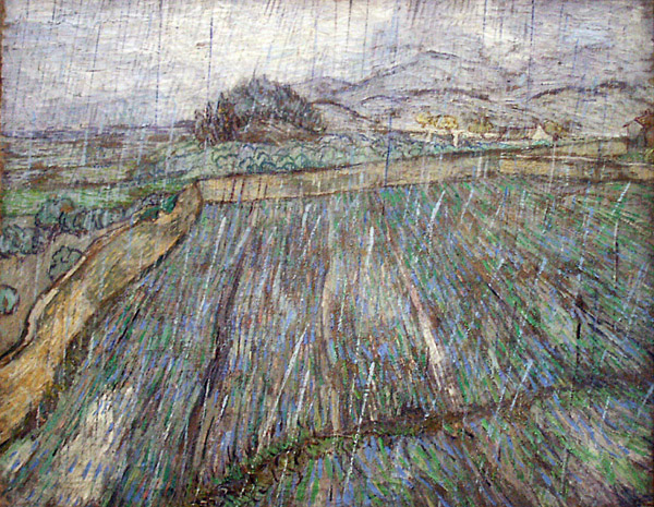 Rain, Vincent van Gogh, 1889