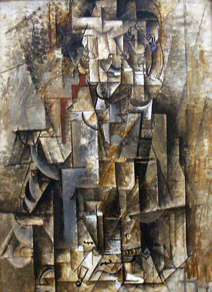 Man with a Violin, Pablo Picasso, 1911-1912