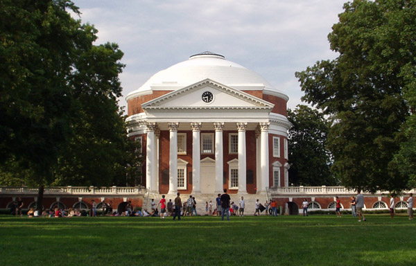 The Rotunda, the original library of the University of Virginia