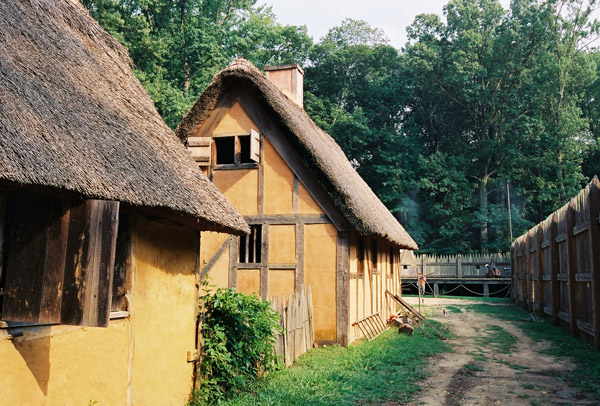 James Fort - recreation of the Jamestown colony 1610-1614