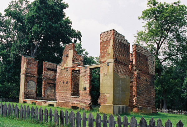 Ruins of Ambler House, Historic Jamestown (1750)