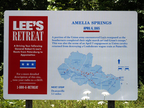 Lee's Retreat - Amelia Springs - April 6, 1865