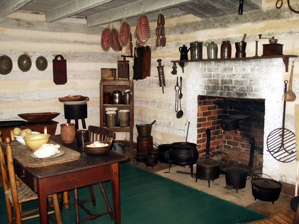 Interior of the McLean House Kitchen