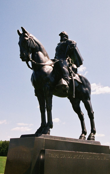 Stonewall Jackson monument - Manassas Battlefield