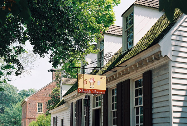 Shields Tavern, 1745 - Williamsburg