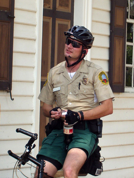 Williamsburg bicycle cop