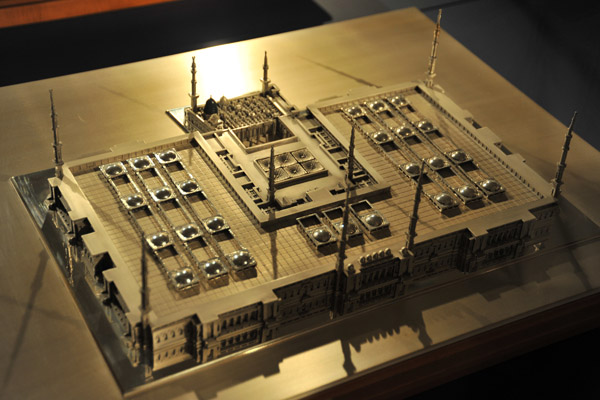 Silver model of the Mosque of the Prophet in Medina