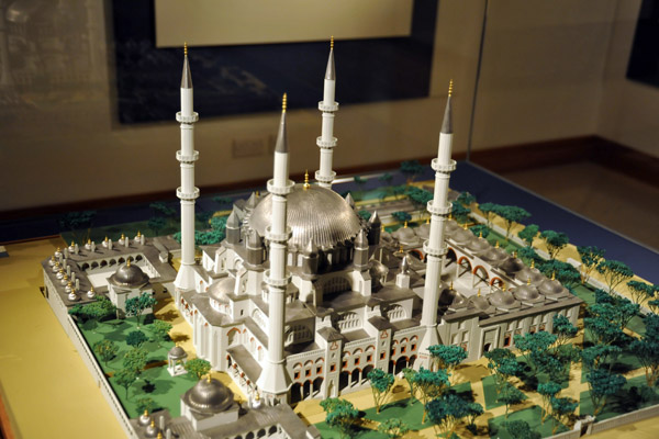 Model of the Selimiya Mosque in Edirne, Turkey - 1575