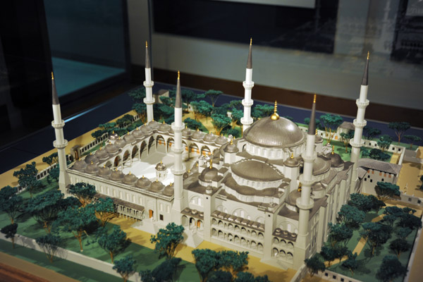 Model of the Blue Mosque, Istanbul