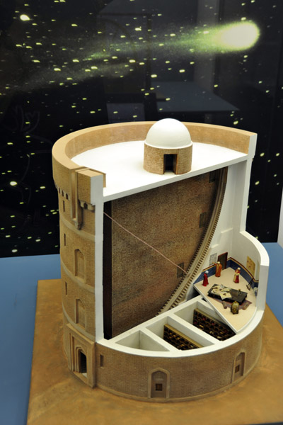 Model of the observatory of Maragha, 13th C.