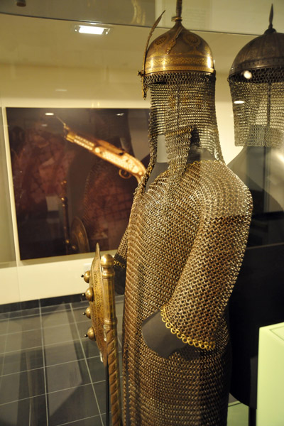 Islamic-style chain mail armor and helmet