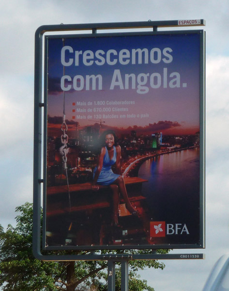 Crescemos com Angola - BFA advertisement