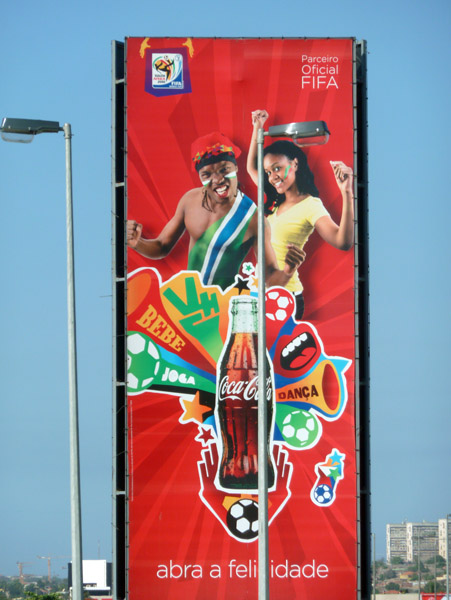 Advertisement for the South African FIFA World Cup