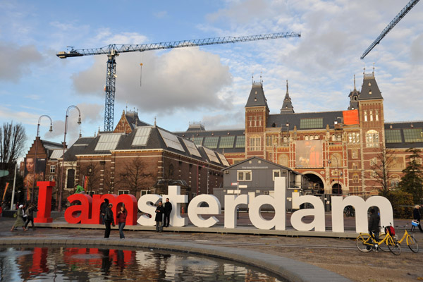 Famous I am-sterdam sign, Museumplein, Amsterdam