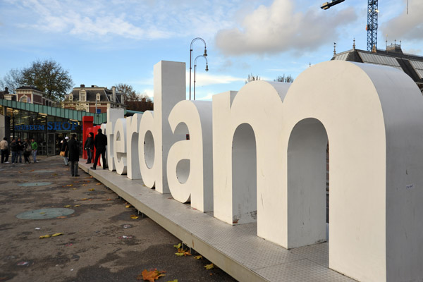 Famous I am-sterdam sign, Museumplein, Amsterdam
