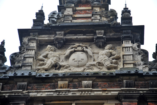 Detail of the Tower of Haarlem's City Hall