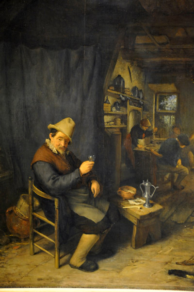The Contented Drinker, Adriaen van Ostade, ca 1650