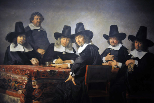 Governors of the Children's Charity Home at Haarlem, Jan de Bray, 1663