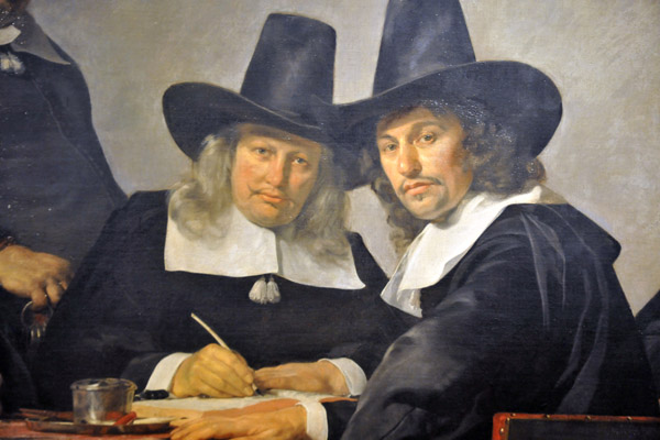 Two of the Governors of the Children's Charity Home at Haarlem, Jan de Bray, 1663