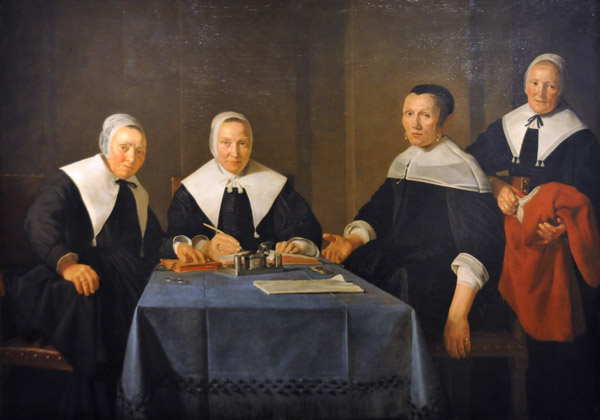 Regentesses of the Leper Hospital at Haarlem, Jan de Bray, 1667