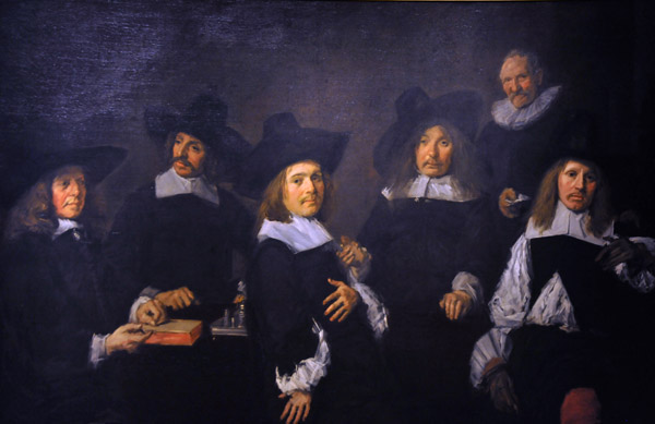 Regents from the Old Men's Home, Frans Hals, 1664