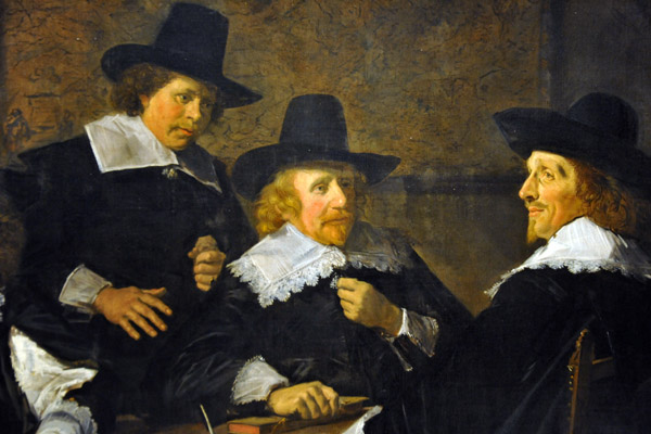 Three of the Regents of the St. Elisabeth Hospital of Haarlem, Frans Hals, 1641