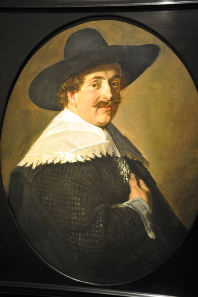 Oval portrait of an unknown man, Frans Hals, ca 1640
