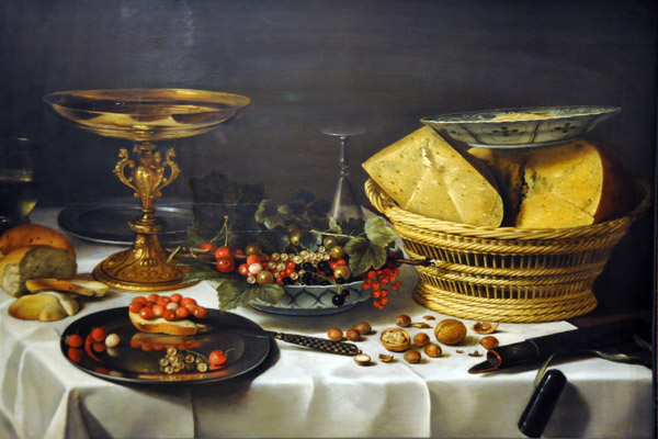 Still Life of a Banquet Pice, Pieter Claesz, ca 1623