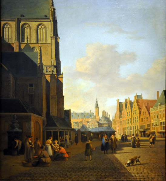 Market Square of Haarlem, Gerrit Adriaensz Berckheyde