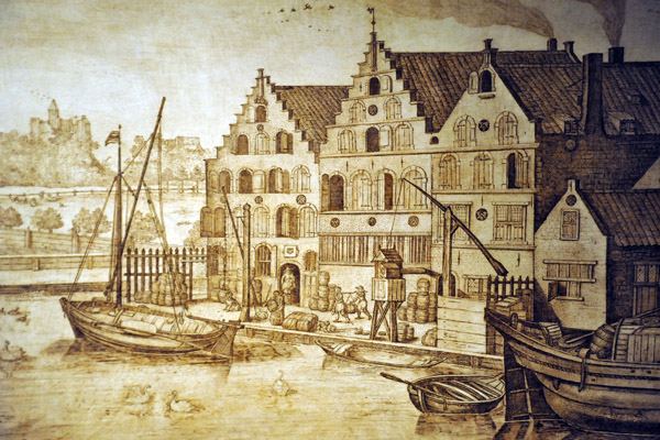 The Brewery De Drie Lelien, Jacob Adriaensz Matham, 1627