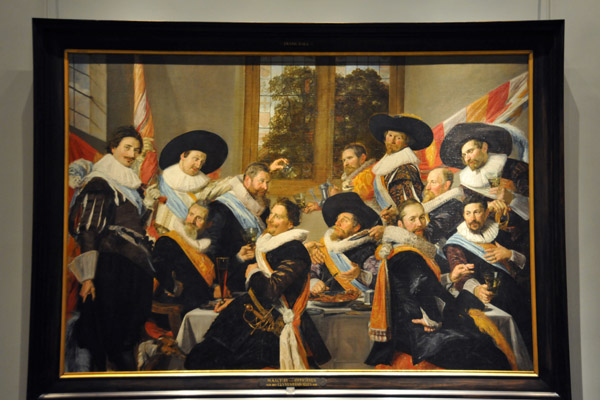 Banquet of the Officers of the Callivermen Civic Guard, Frans Hals, 1624-1627