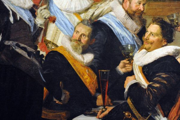 Banquet of the Officers of the Callivermen Civic Guard, Frans Hals, 1624-1627