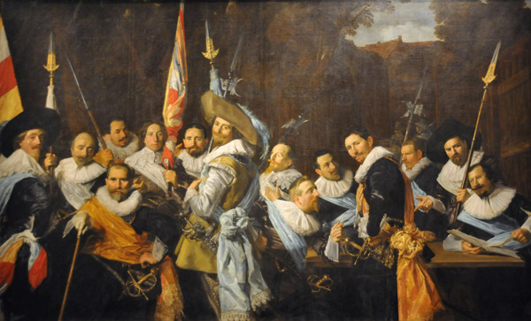 Meeting of the Officers and Subalterns of the Callivermen Civic Guard, Frans Hals, 1633
