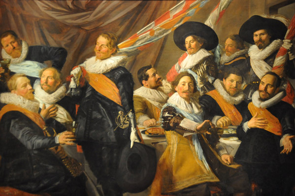 Banquet for the Officers of the St. George Civic Guard, Frans Hals, 1624-1627