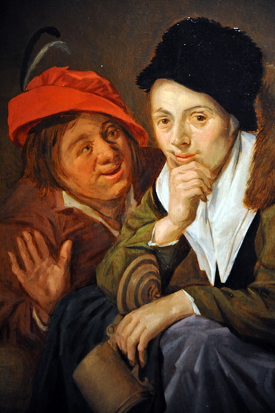 Young Couple at an Inn, Jan (Johannes) Fransz Hals, 1648
