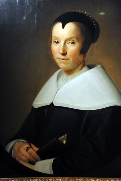 Portrait of Sara van Herrewijn, Johannes Cornelisz Verspronck, 1653