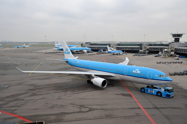 KLM A330 (PH-AOI) at AMS