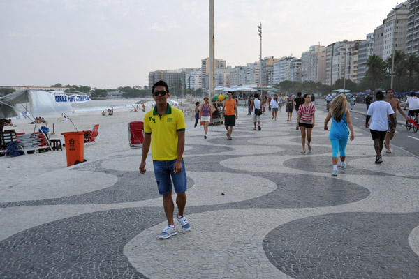 Sidewalk mosaic - Copacabana