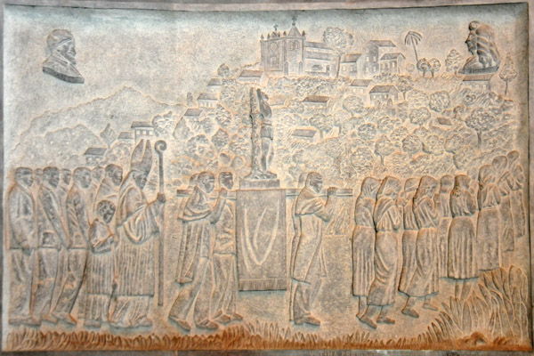 Relief of the procession of St. Sebastian, Rio Cathedral