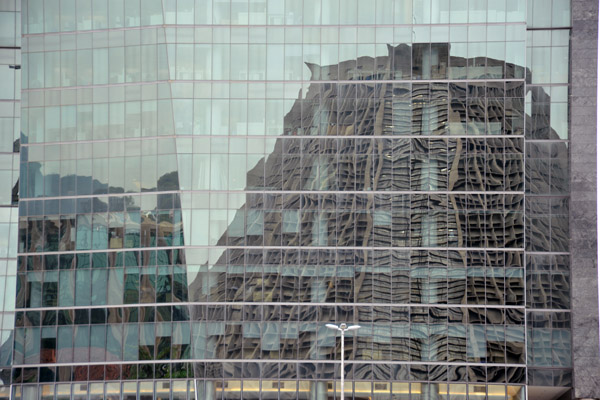 Reflection of the New Cathedral of Rio de Janeiro