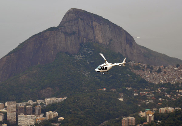 I'll wait for a nicer day to do the helicopter flight over Rio de Janeiro