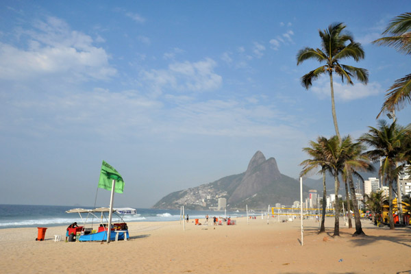I find Ipanema Beach to be much prettier than Copacabana