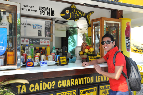 24 hour kiosk - Ipanema Beach