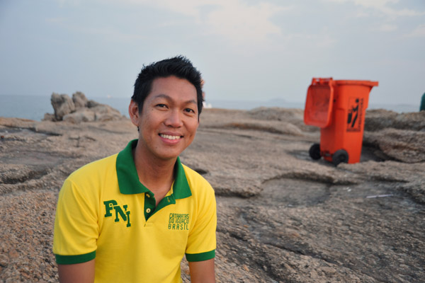 Dennis on the rocks - Ipanema