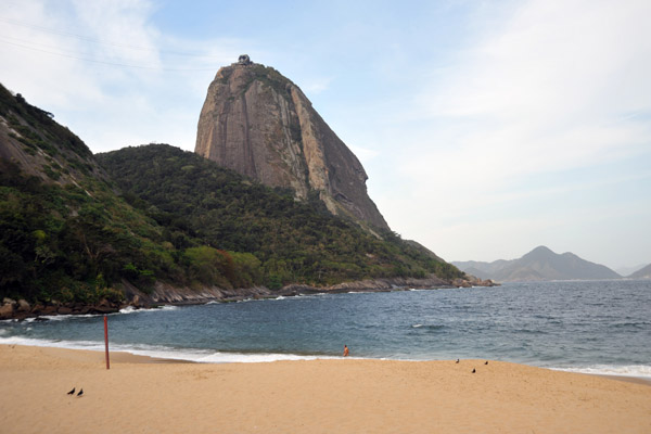 Praia Vermelha, the beach on the south side of Sugarloaf Mountain