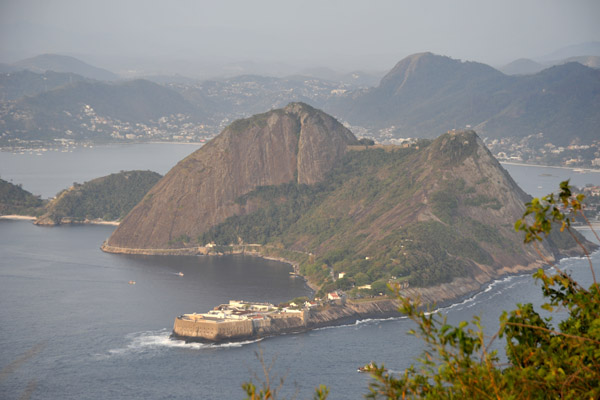 Fortaleza de Santa Cruz protecting the eastern entrance to the bay of Rio de Janeiro