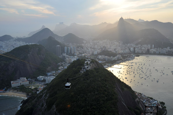 Looking west from Sugarloaf, Rio de Janeiro-Urca