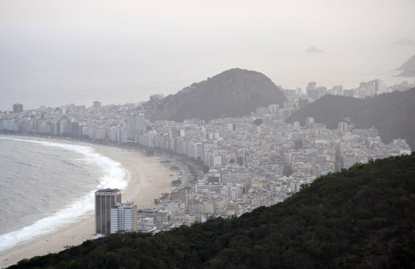 Copacabana from the top of Sugarloaf