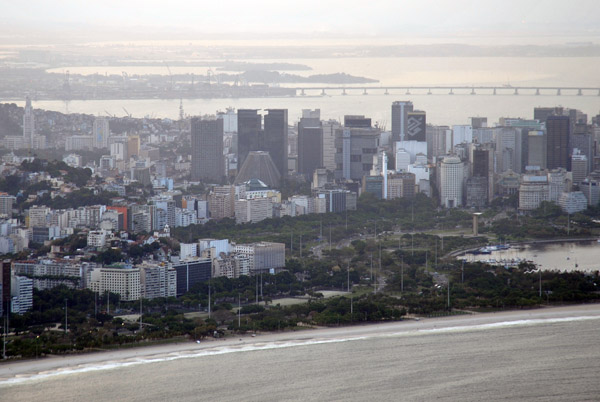 Downtown Rio de Janeiro from the top of Sugarloaf