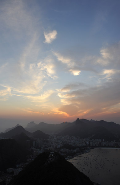The sky just after sunset, Rio de Janeiro